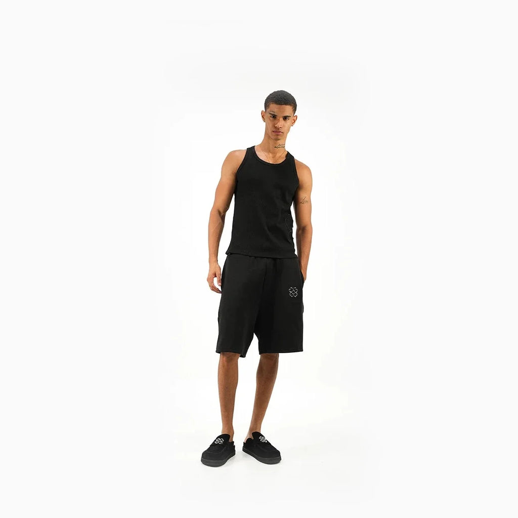 TOROM - Débardeur Trèfle Essentiel Noir