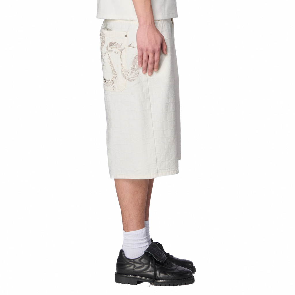 "yakuza" off white Jorts