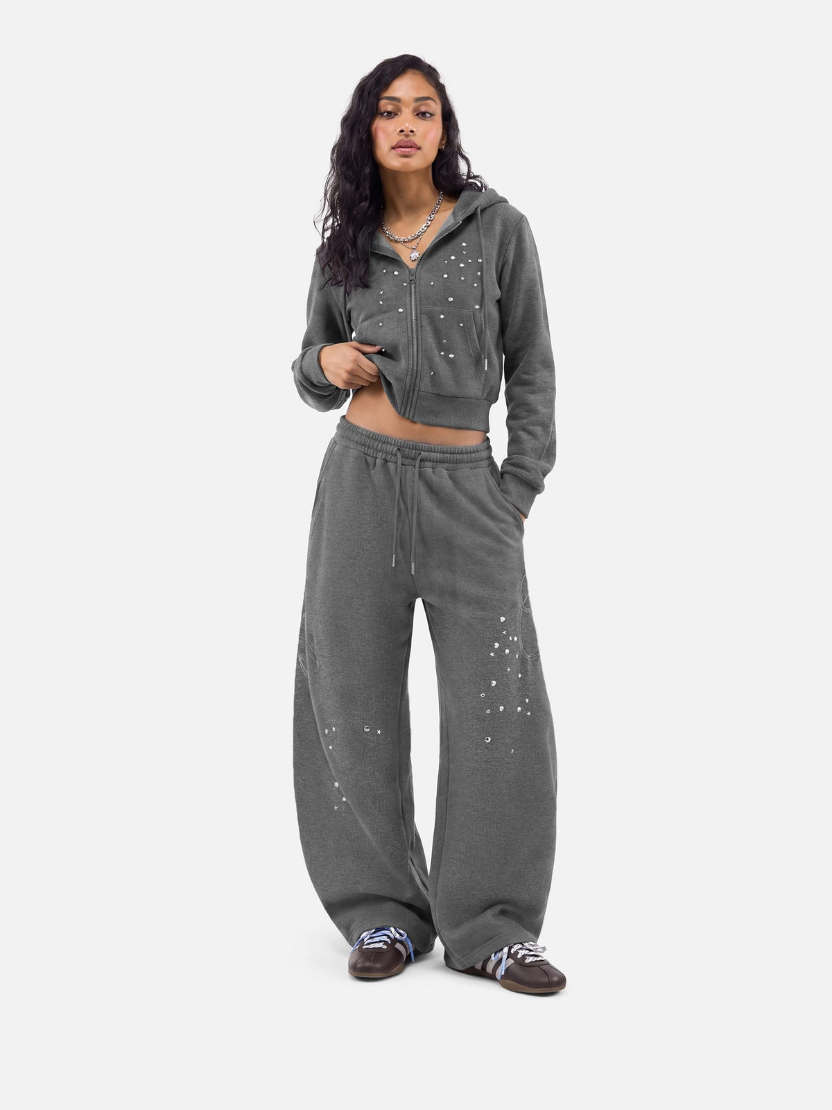 Aelfric Eden Studded Baggy Barrel Sweatpants