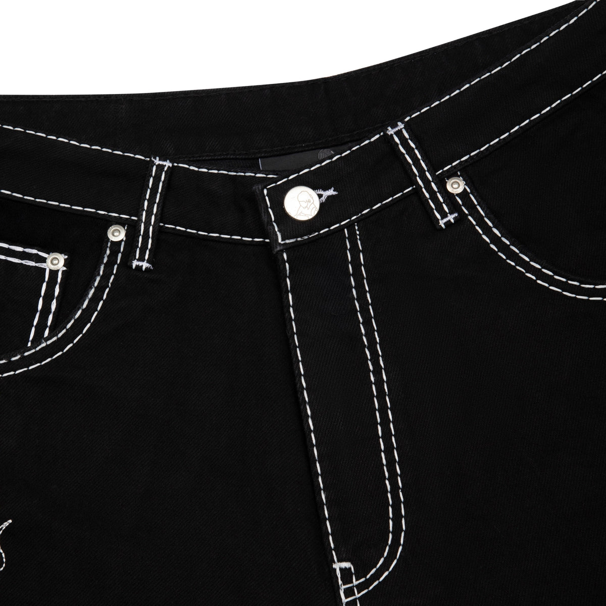 "yakuza" Jorts black 02