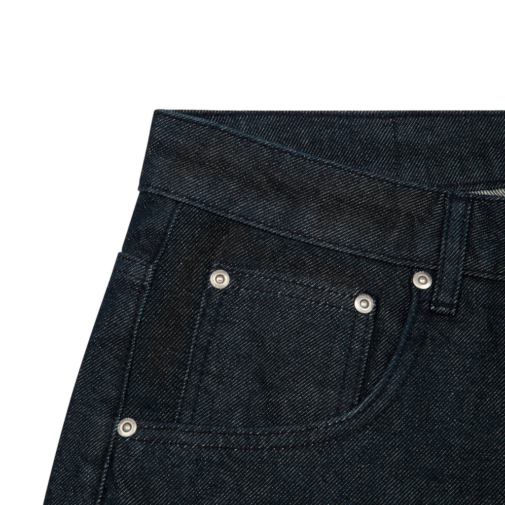 "yakuza" indigo raw Jorts 04