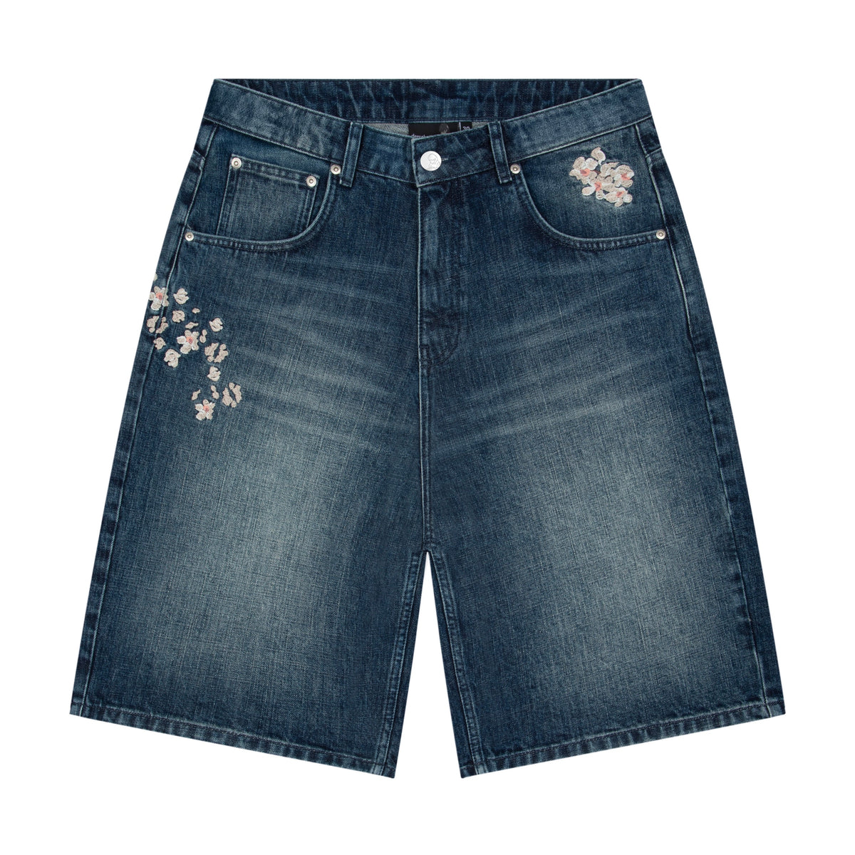 "yakuza" indigo washed Jorts 01
