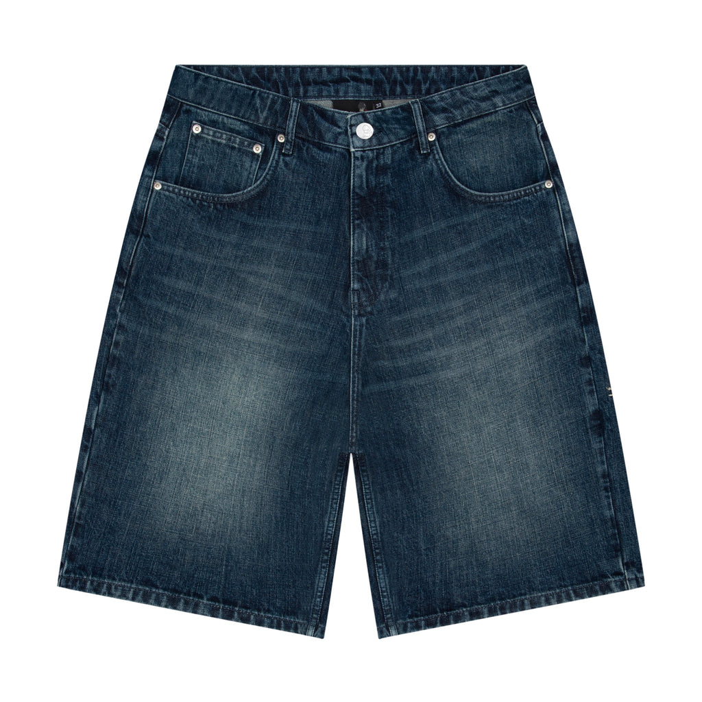 "yakuza" indigo washed Jorts 02