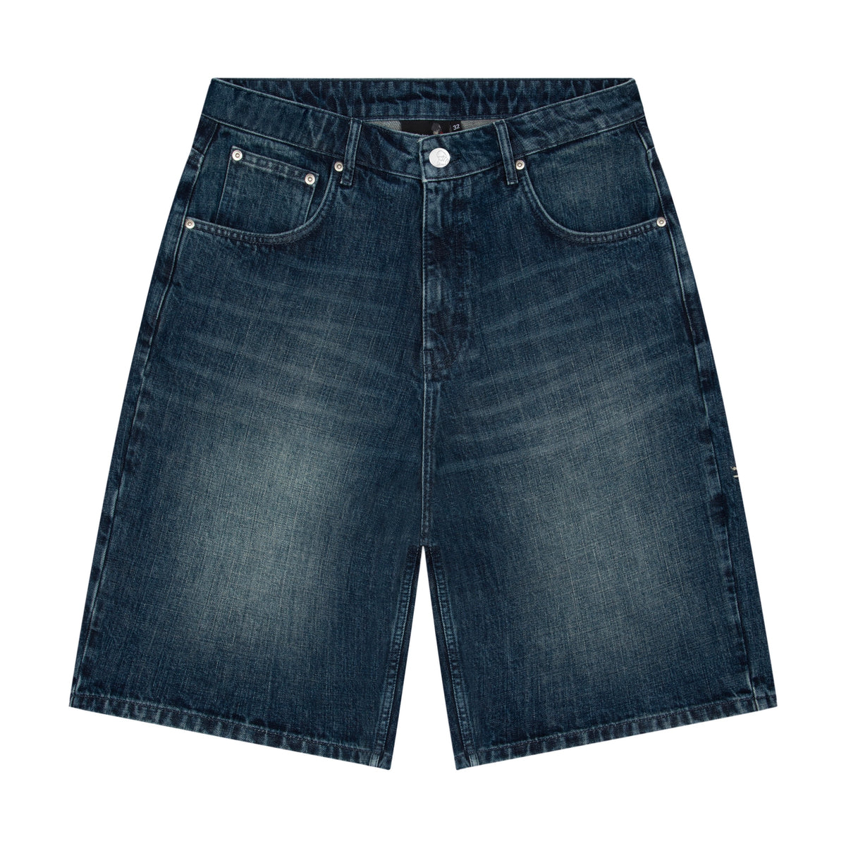 "yakuza" indigo washed Jorts 02