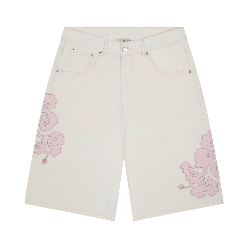 "summer break" off white Jorts