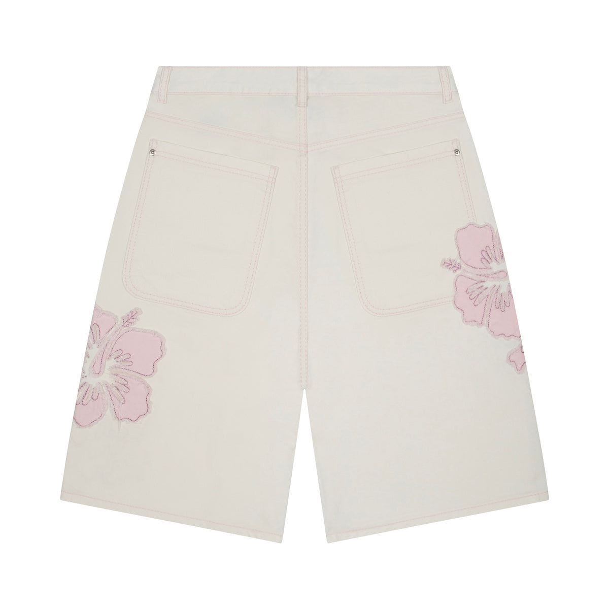 "summer break" off white Jorts