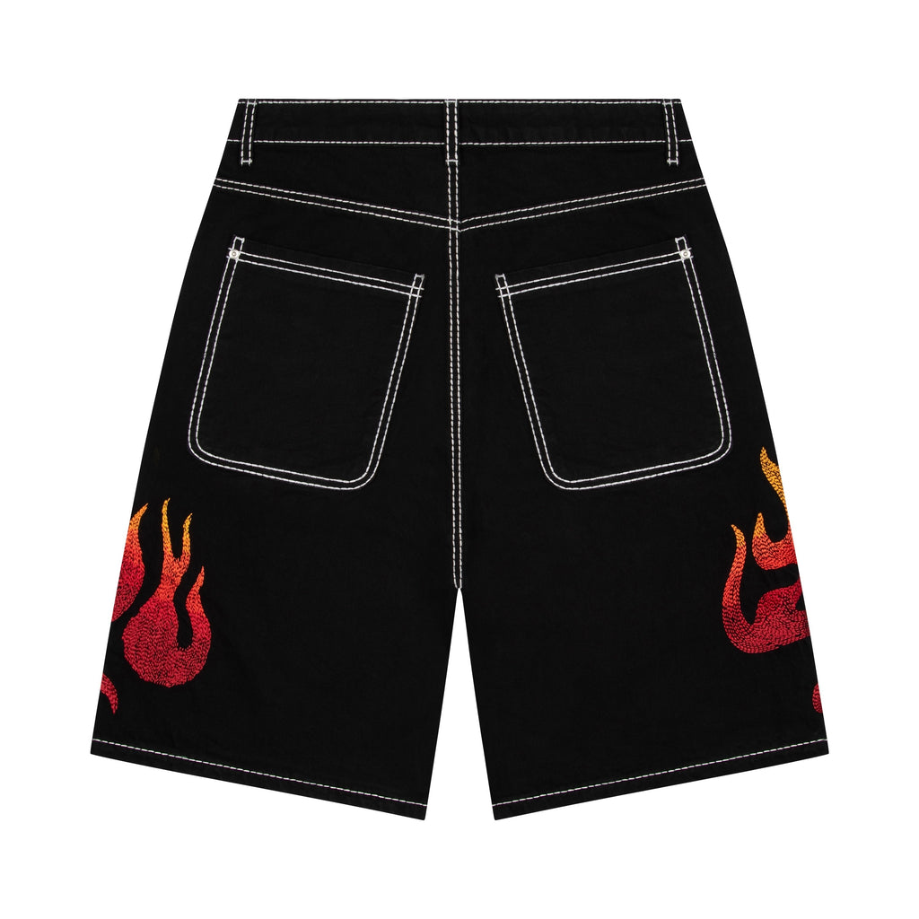 "summer break" black Jorts