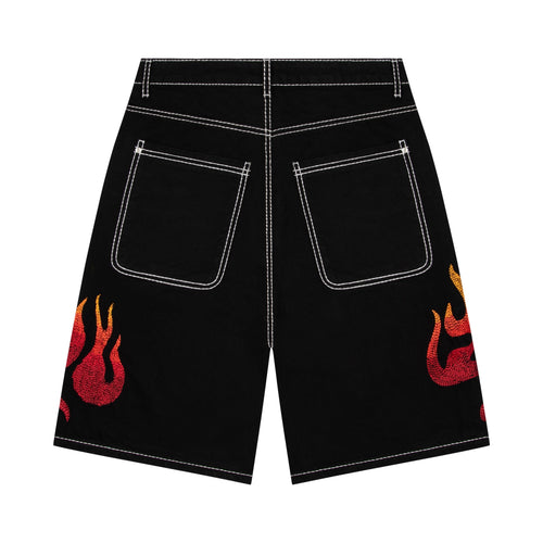 "summer break" black Jorts