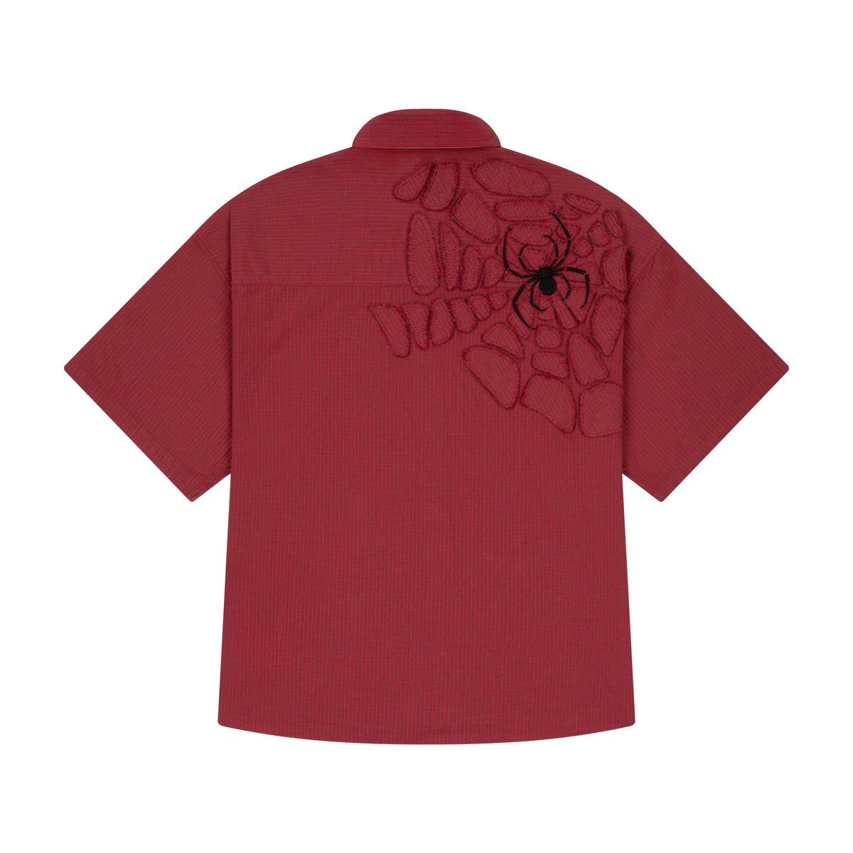 "spiderweb v2" Shirt plaid red