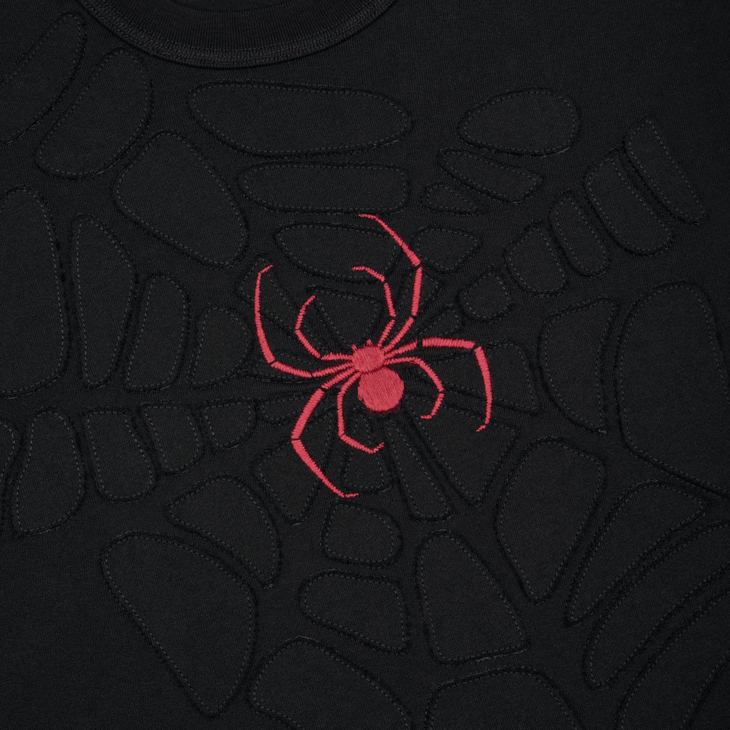 "spiderweb v2" T Shirt black