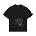 "spiderweb v2" waffle T Shirt black
