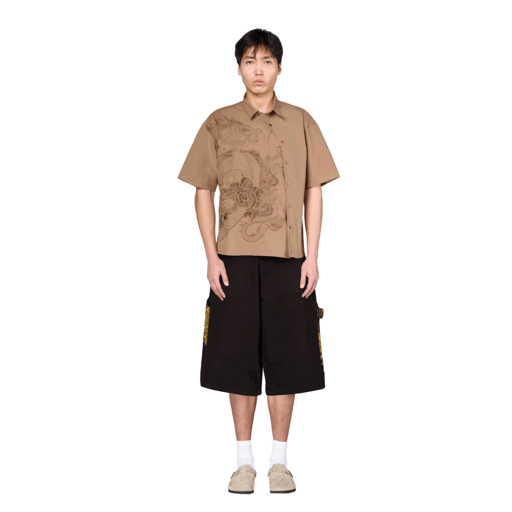 "yakuza" Jorts brown