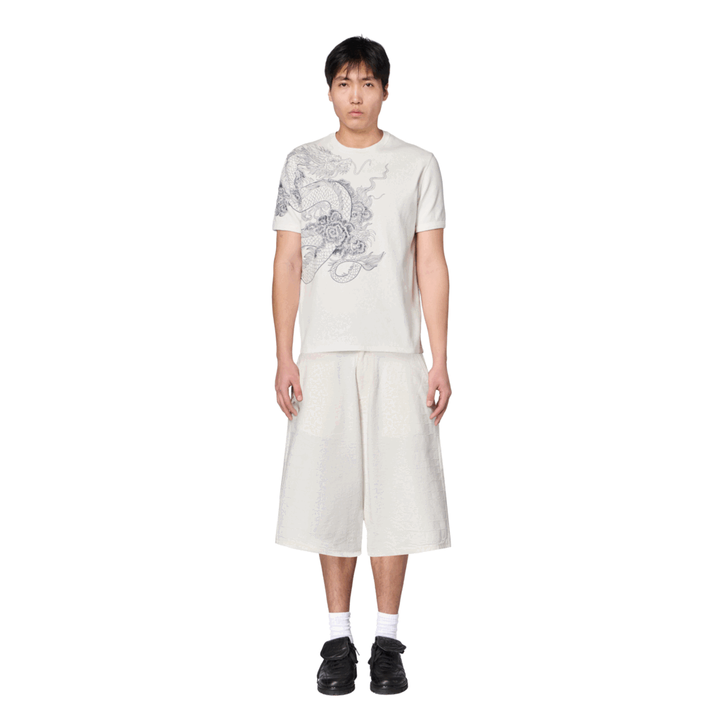 "yakuza" off white Jorts