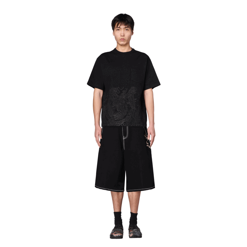 "yakuza" Jorts black 01