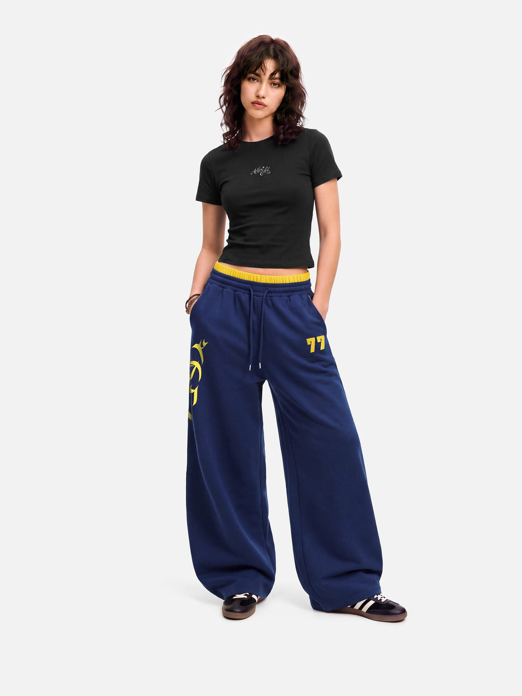 Aelfric Eden Stripe Graphic Baggy Barrel Sweatpants