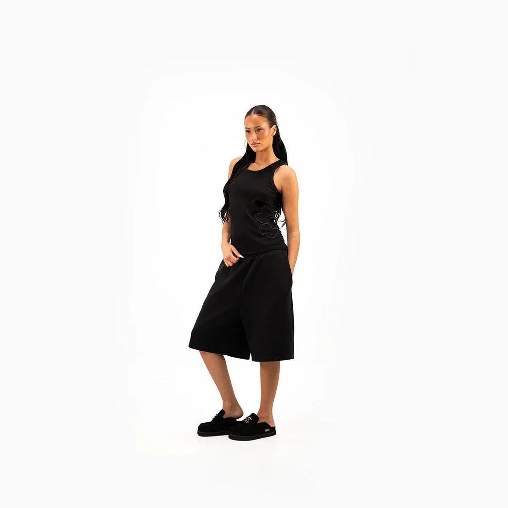 TOROM - Débardeur Trèfle Essentiel Noir