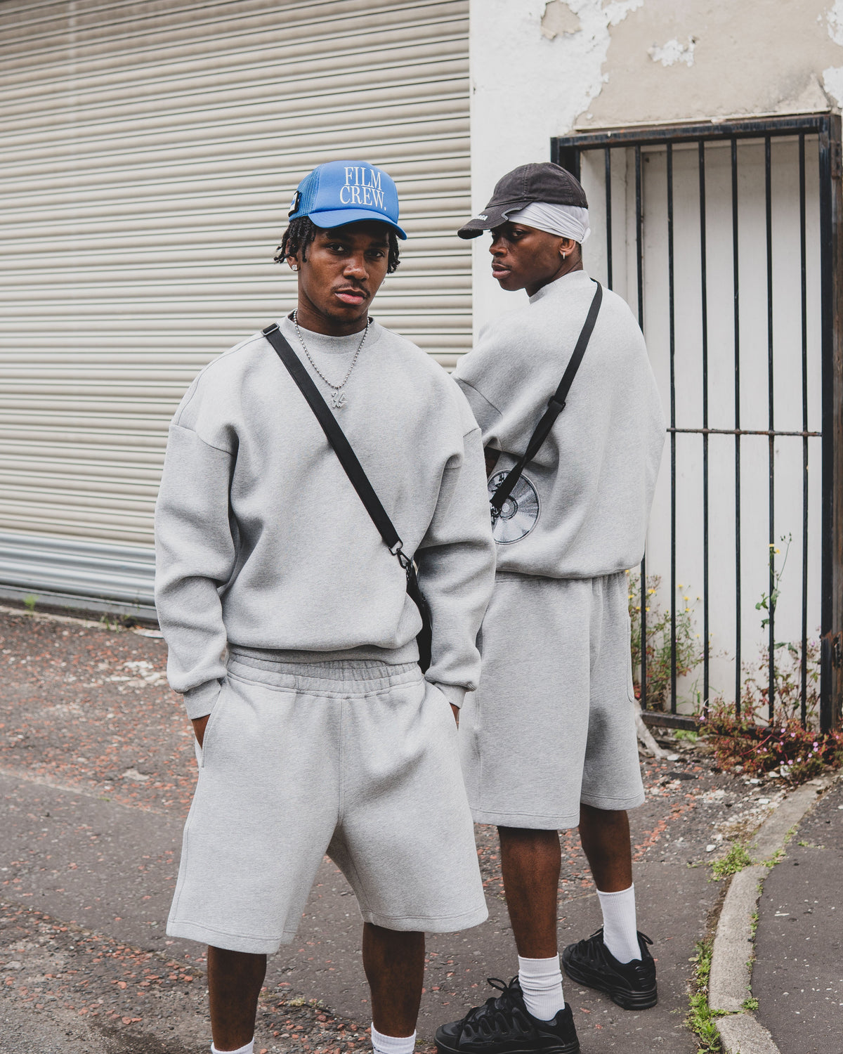 Disc Baggy Shorts Grey [630GSM]