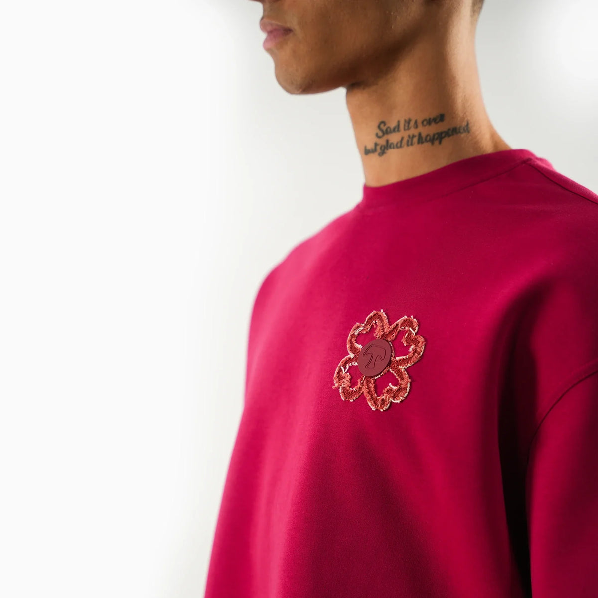 TOROM - T-shirt Bordeaux Obscur