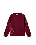 Longsleeve Empreinte — Bordeaux Obscur