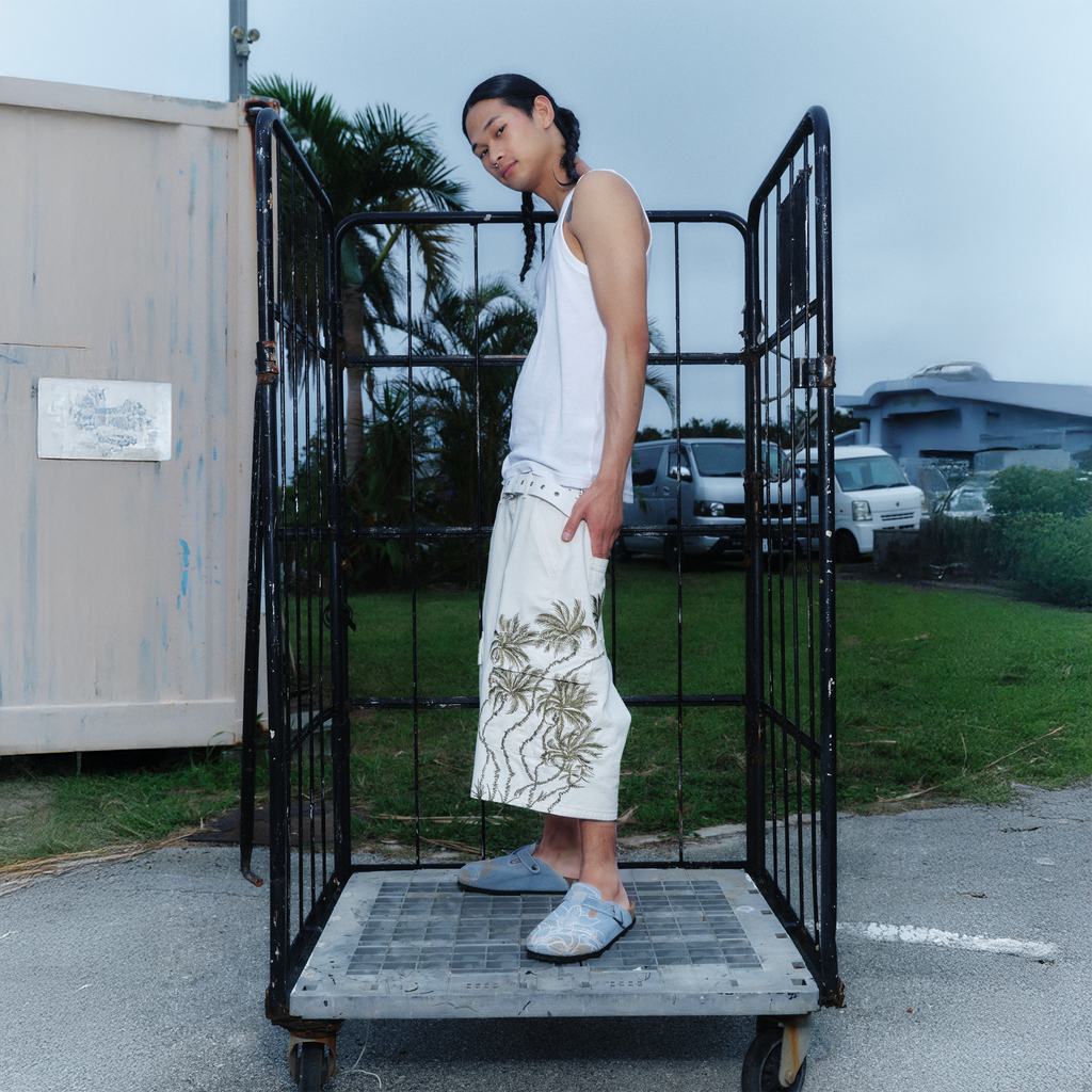 "summer break" cargo Jorts