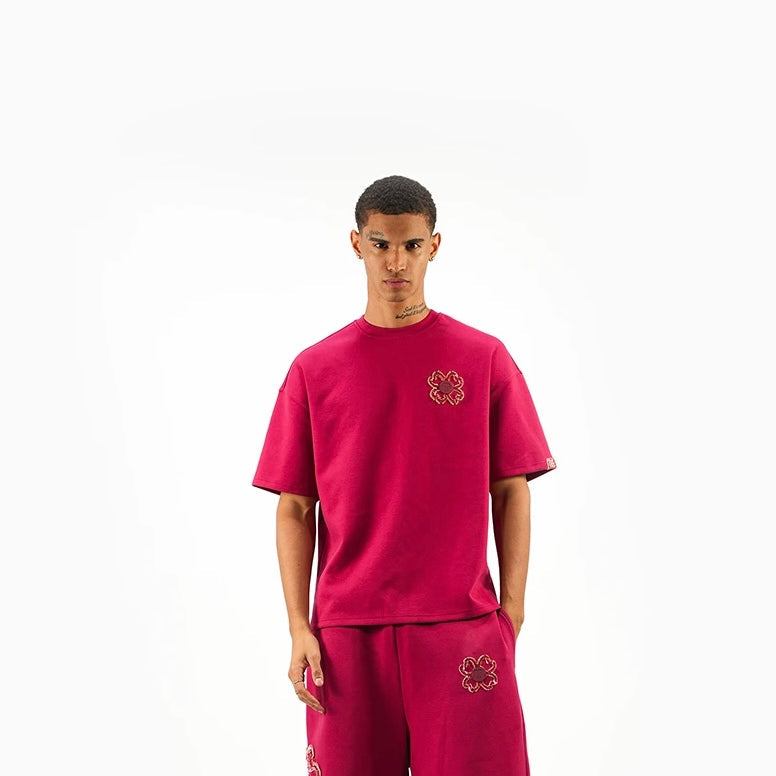 TOROM - T-shirt Bordeaux Obscur