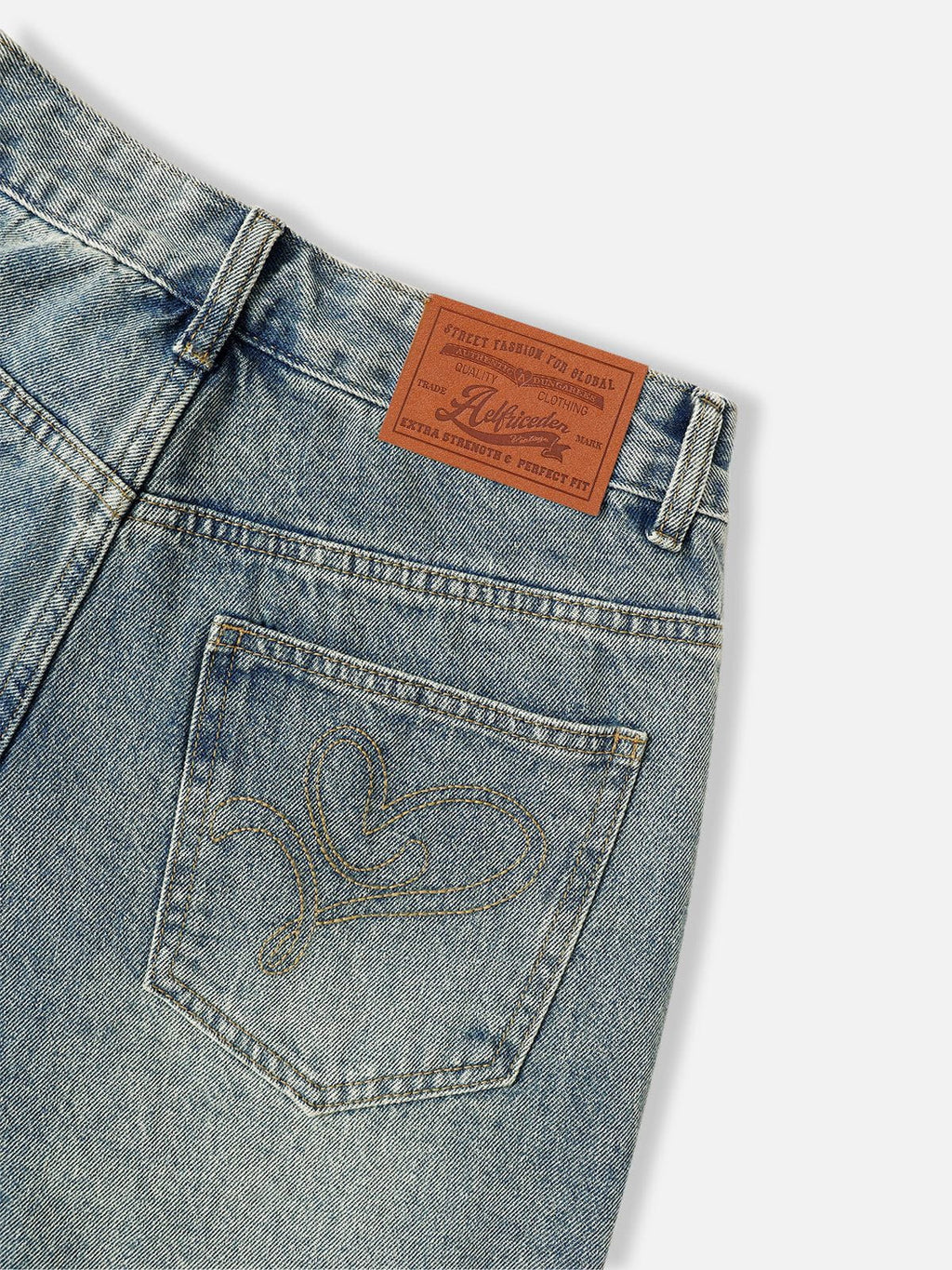 Aelfric Eden Baggy Fringe Jeans