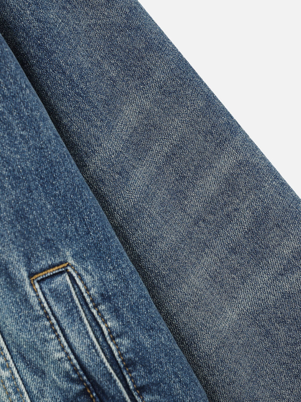 Aelfric Eden Faux Fur Collar Denim Coat