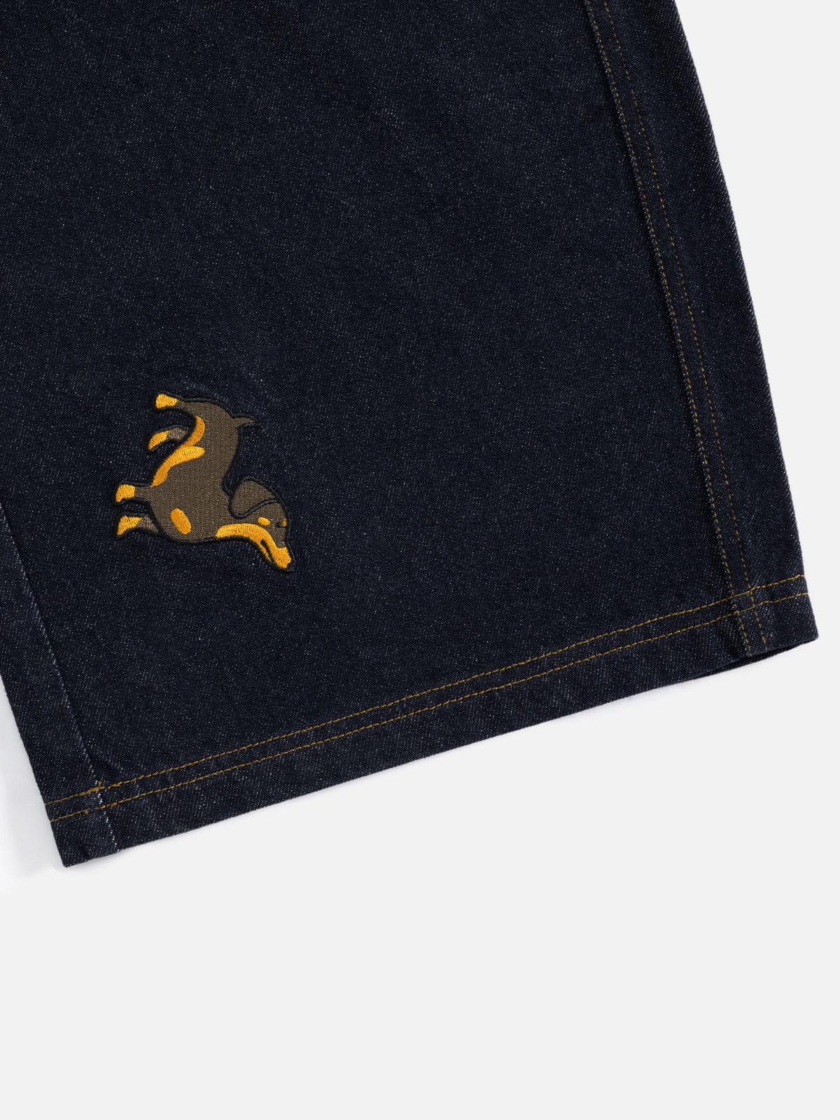 Aelfric Eden Dachshund Embroidered Baggy Jeans