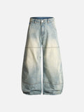 Aelfric Eden Washed Panel Baggy Barrel Jeans
