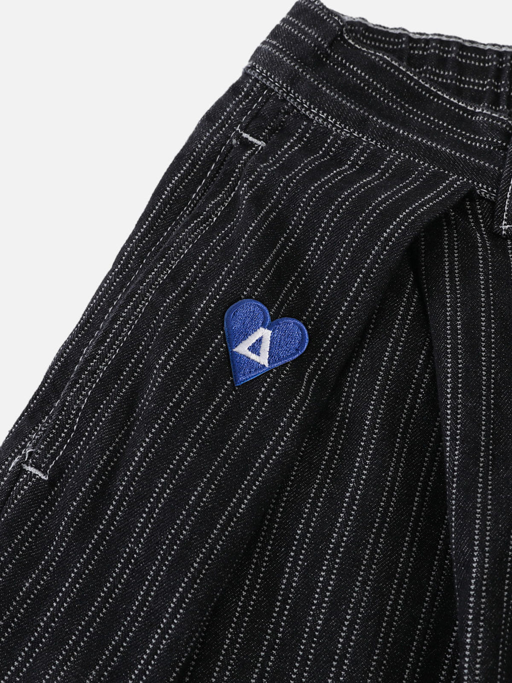 Aelfric Eden Pinstripe Baggy Barrel Jeans