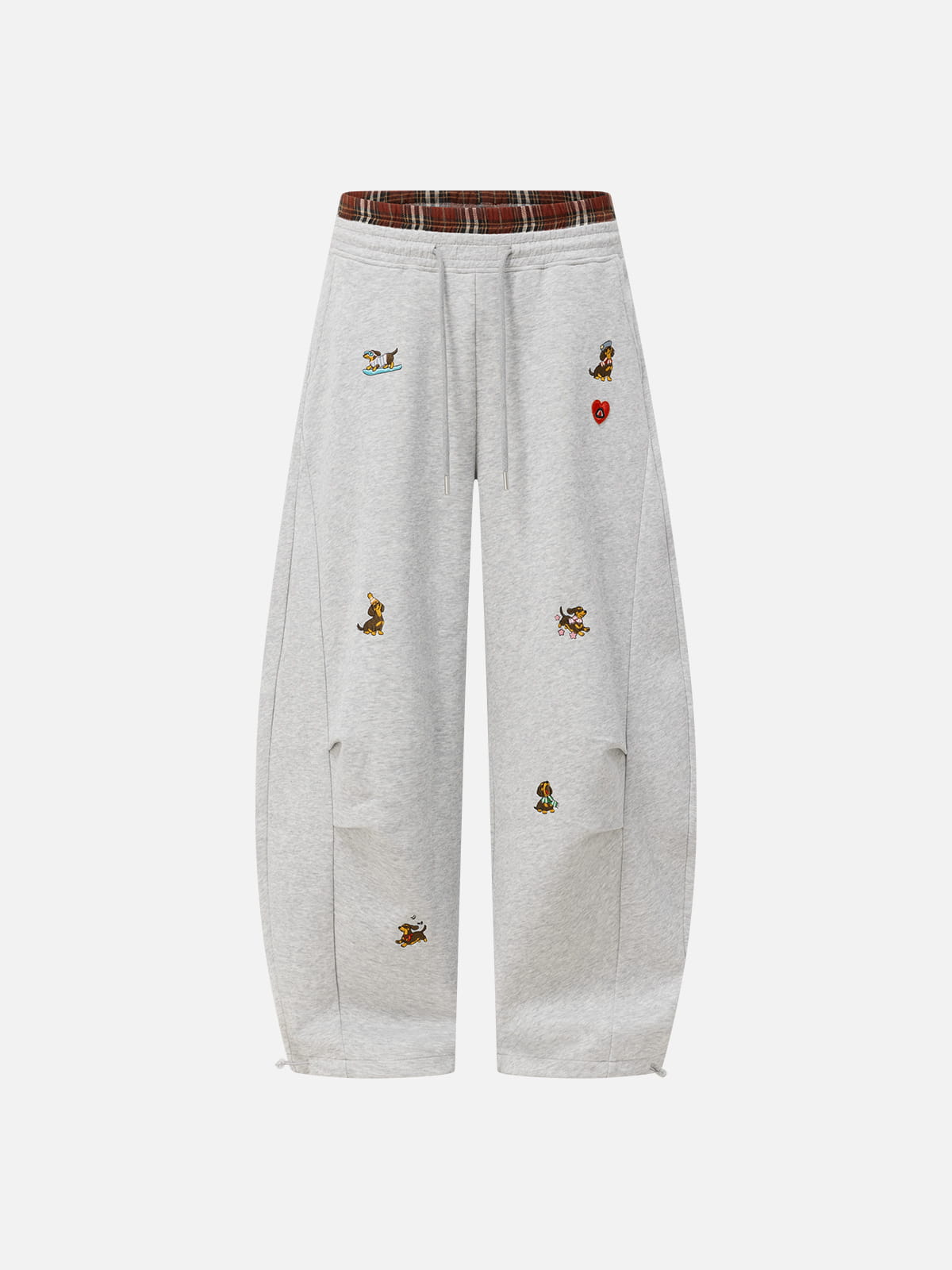 Aelfric Eden Dachshund Double Waist Baggy Barrel Sweatpants