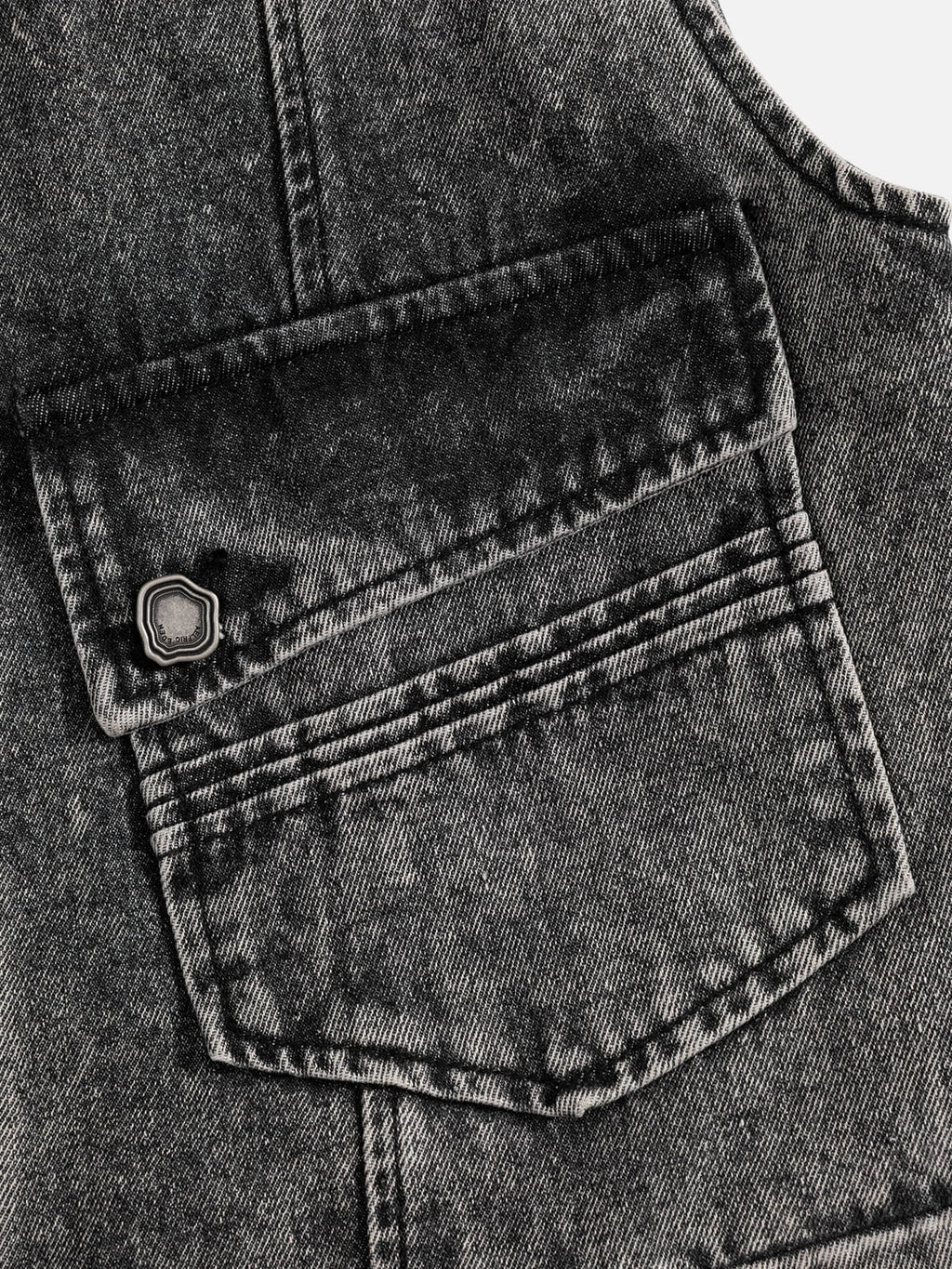 Aelfric Eden Super Boxy Fireman Clasp Denim Vest