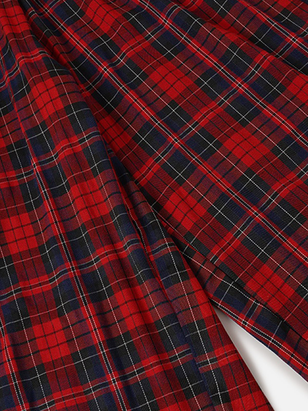 Aelfric Eden Double Waist Plaid Baggy Sweatpants