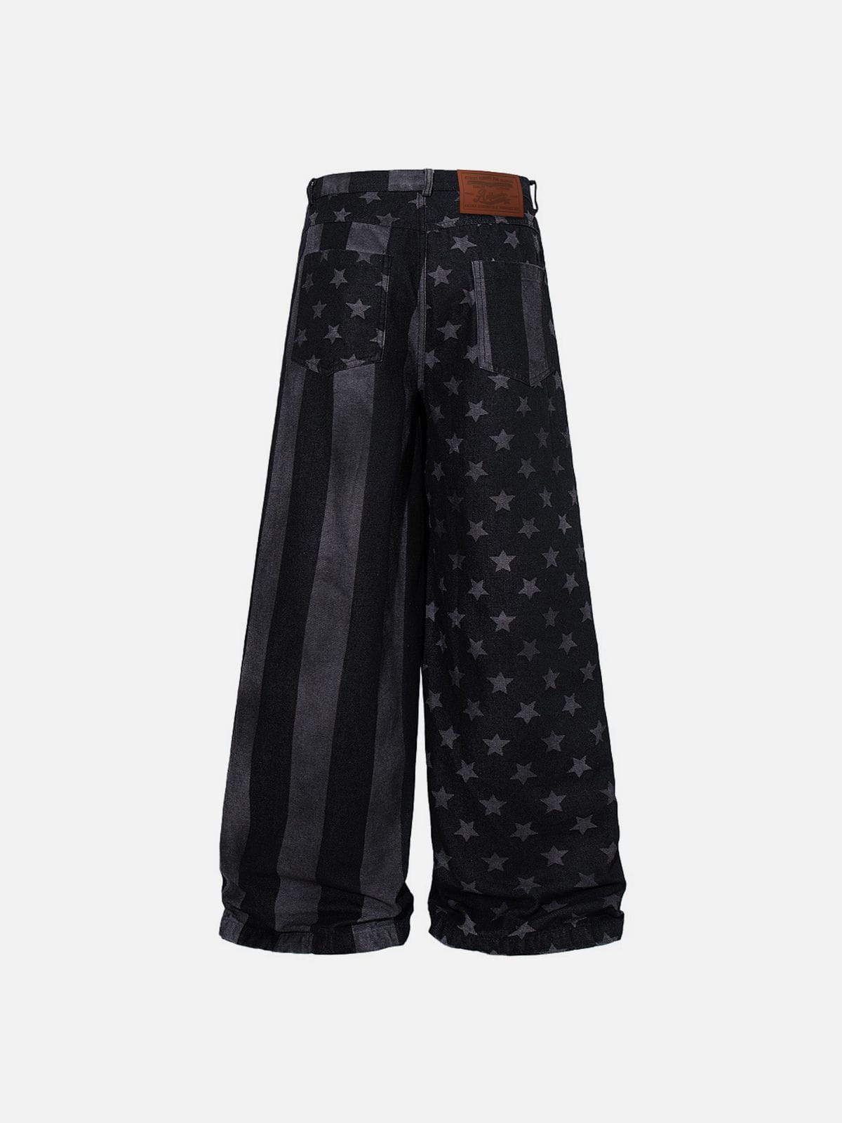 Aelfric Eden Striped Star Baggy Barrel Jeans