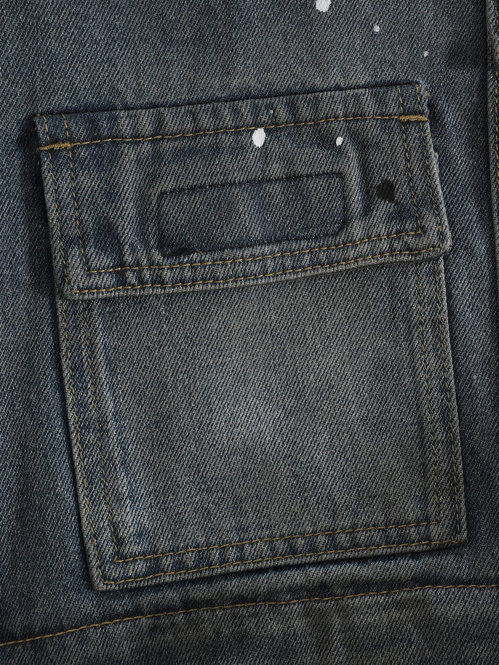 Aelfric Eden Paint Splatter Multi Pocket Jeans
