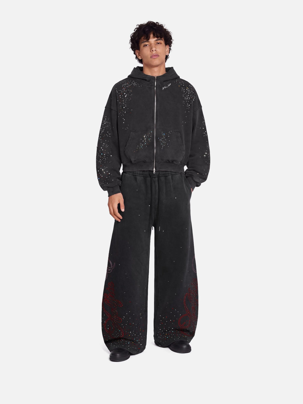 Aelfric Eden Rhinestone Baggy Barrel Sweatpants