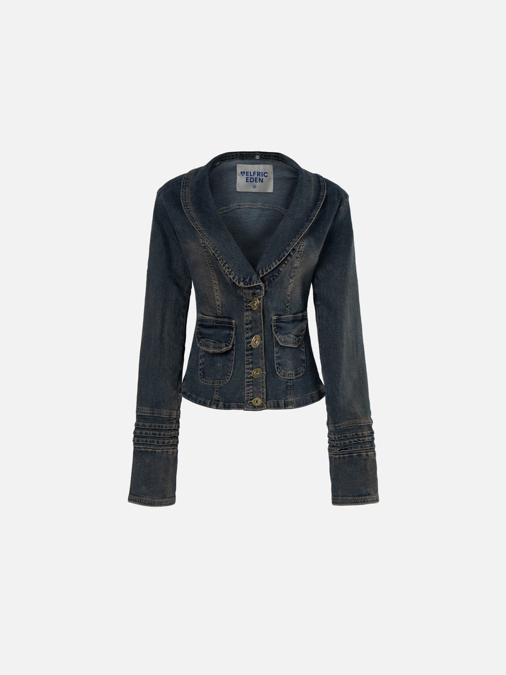 Aelfric Eden Detachable Faux Fur Denim Jacket