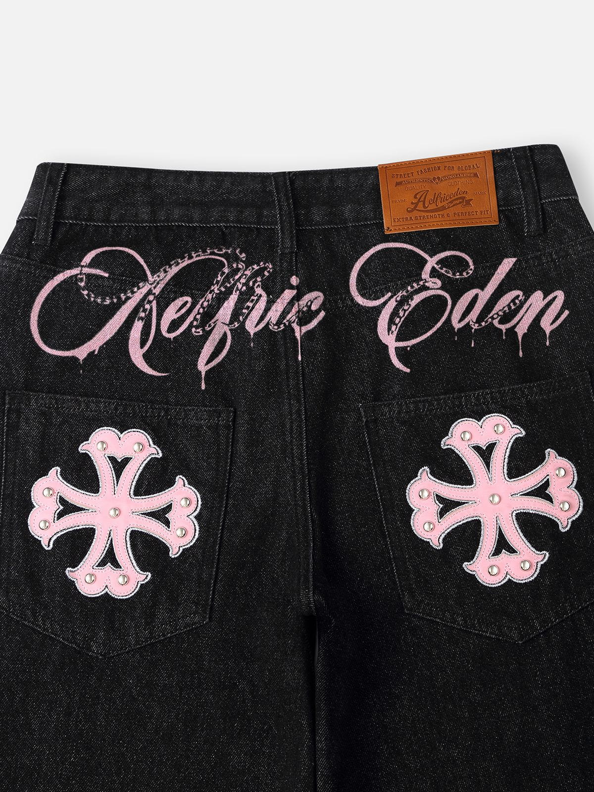 Aelfric Eden Cross Pocket Baggy Barrel Jeans