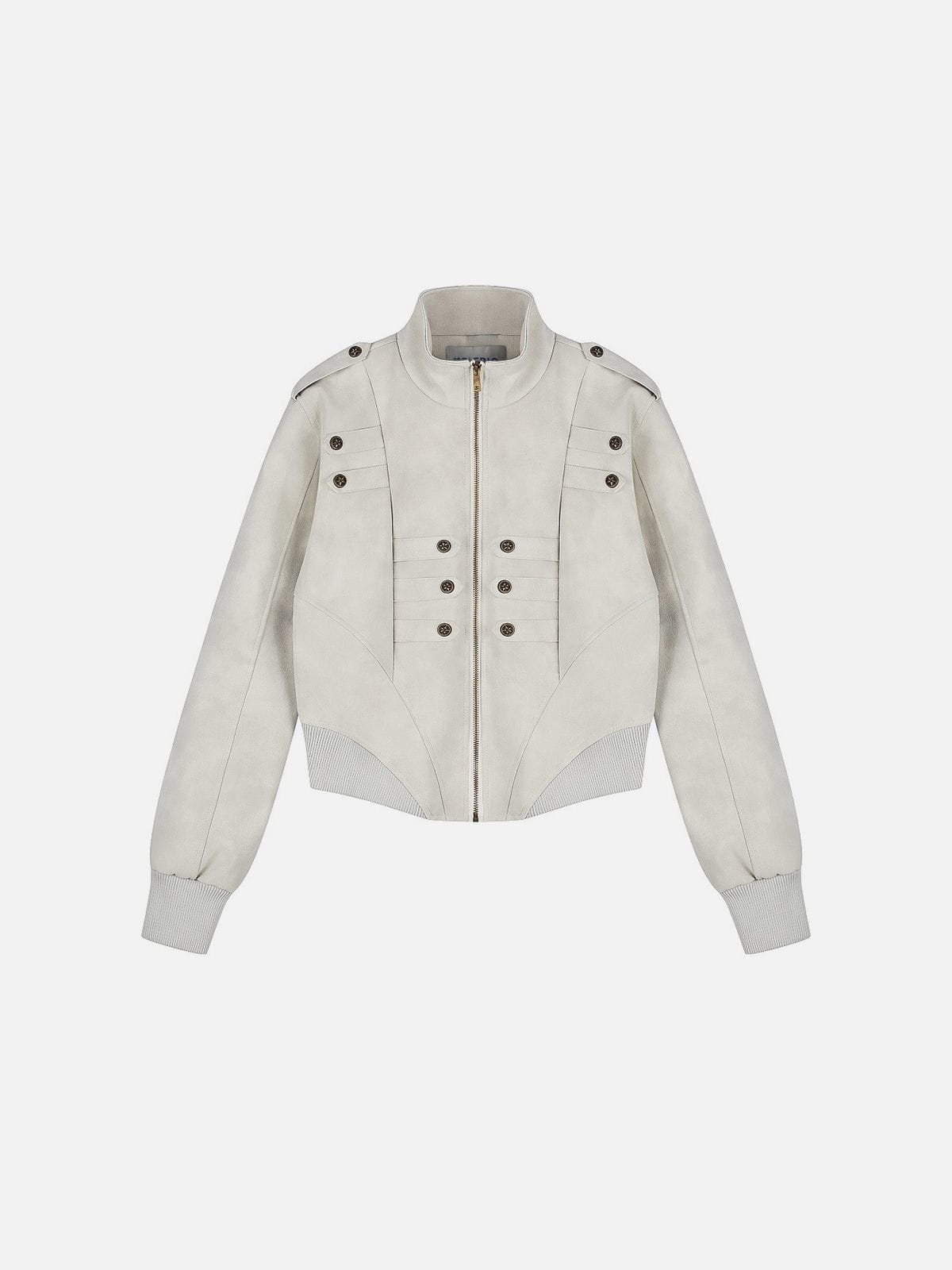 Aelfric Eden Faux Leather Napoleon Jacket