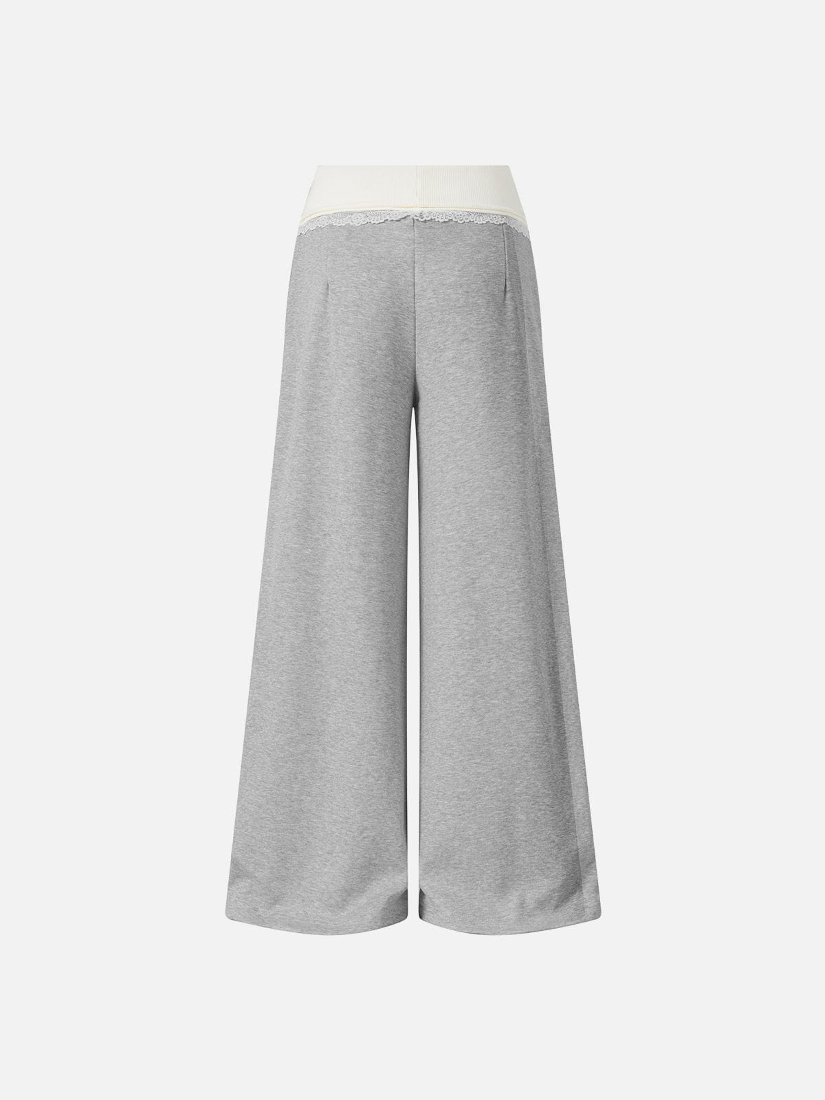 Aelfric Eden Lace Trim Baggy Sweatpants