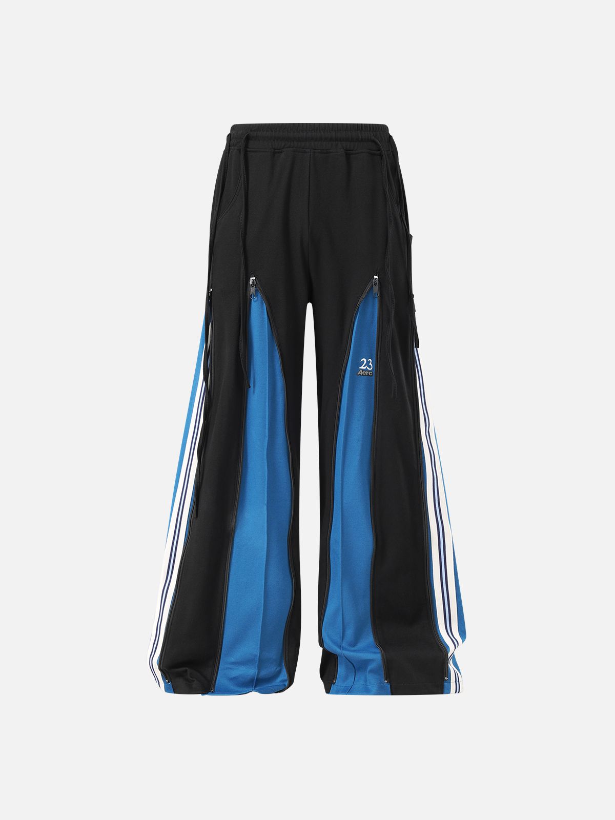 Aelfric Eden Zip Panel Stripe Baggy Sweatpants