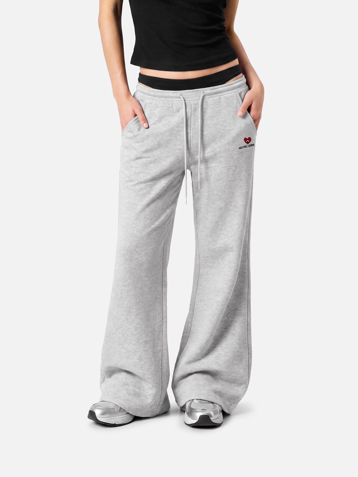 Aelfric Eden Layered Waistband Bootcut Sweatpants