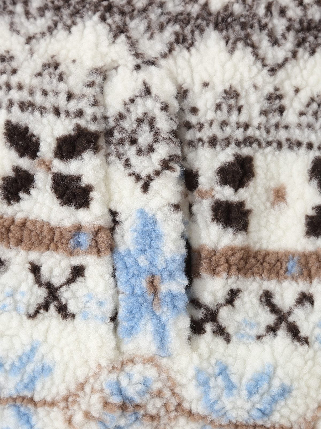 Aelfric Eden Fair Isle Fleece Coat