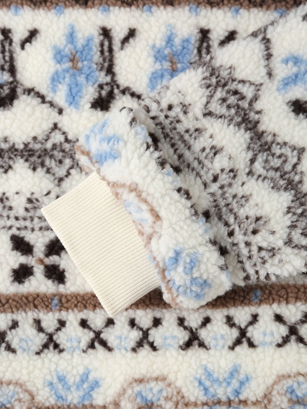 Aelfric Eden Fair Isle Fleece Coat