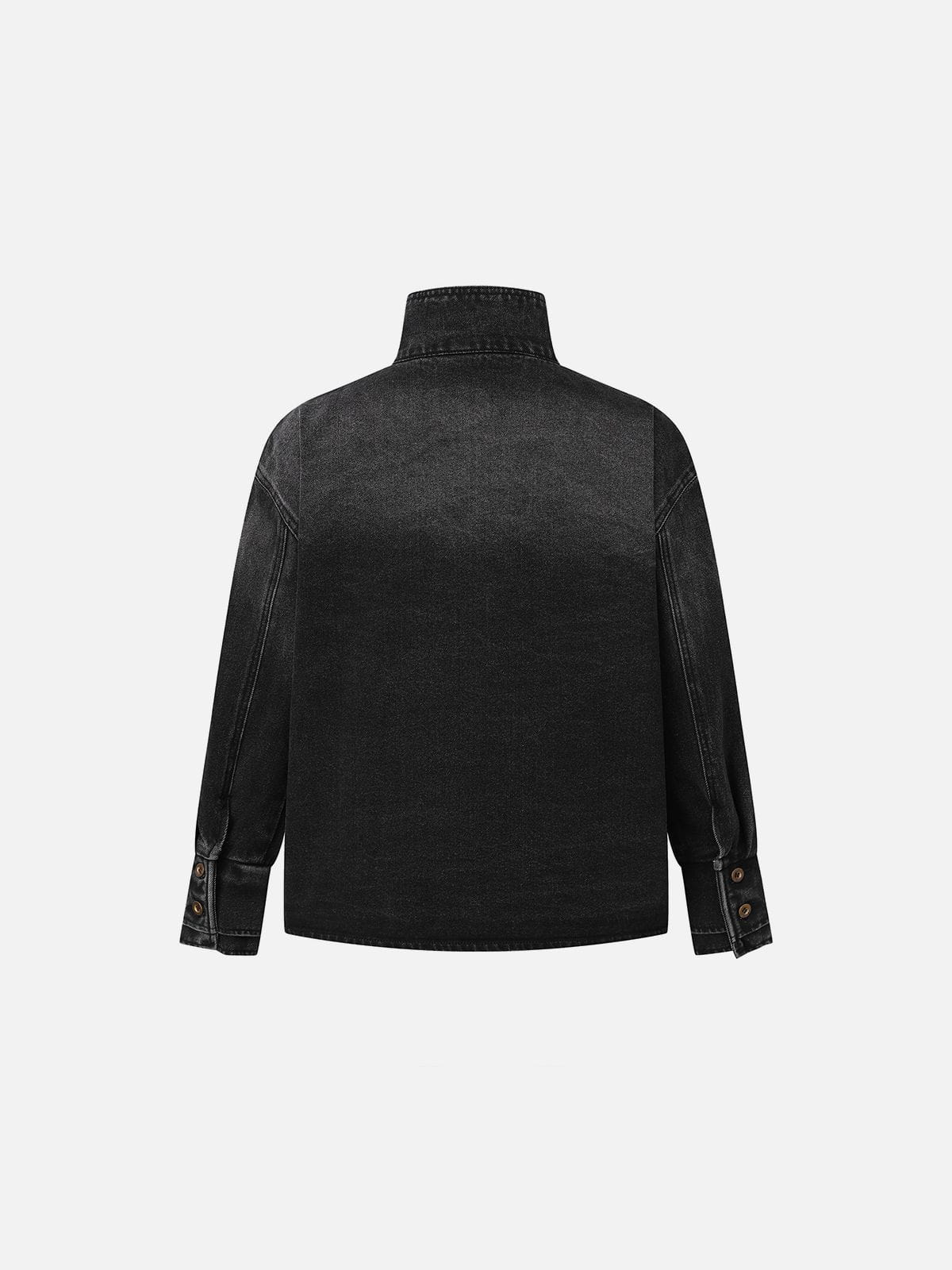 Aelfric Eden Button Washed Denimi Jacket