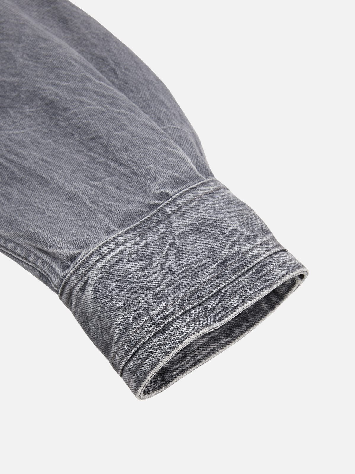 Aelfric Eden Washed Texture Denim Jacket