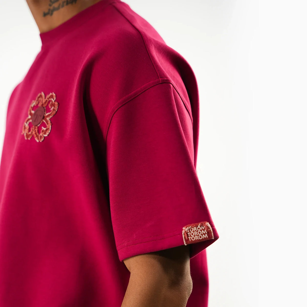 TOROM - T-shirt Bordeaux Obscur