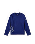 Longsleeve Empreinte — Bleu Nuit