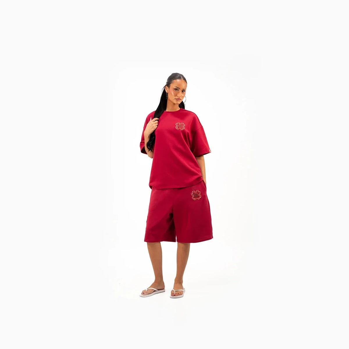TOROM - T-shirt Bordeaux Obscur