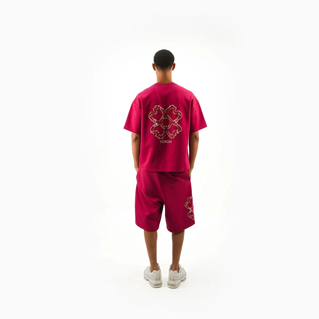 TOROM - T-shirt Bordeaux Obscur